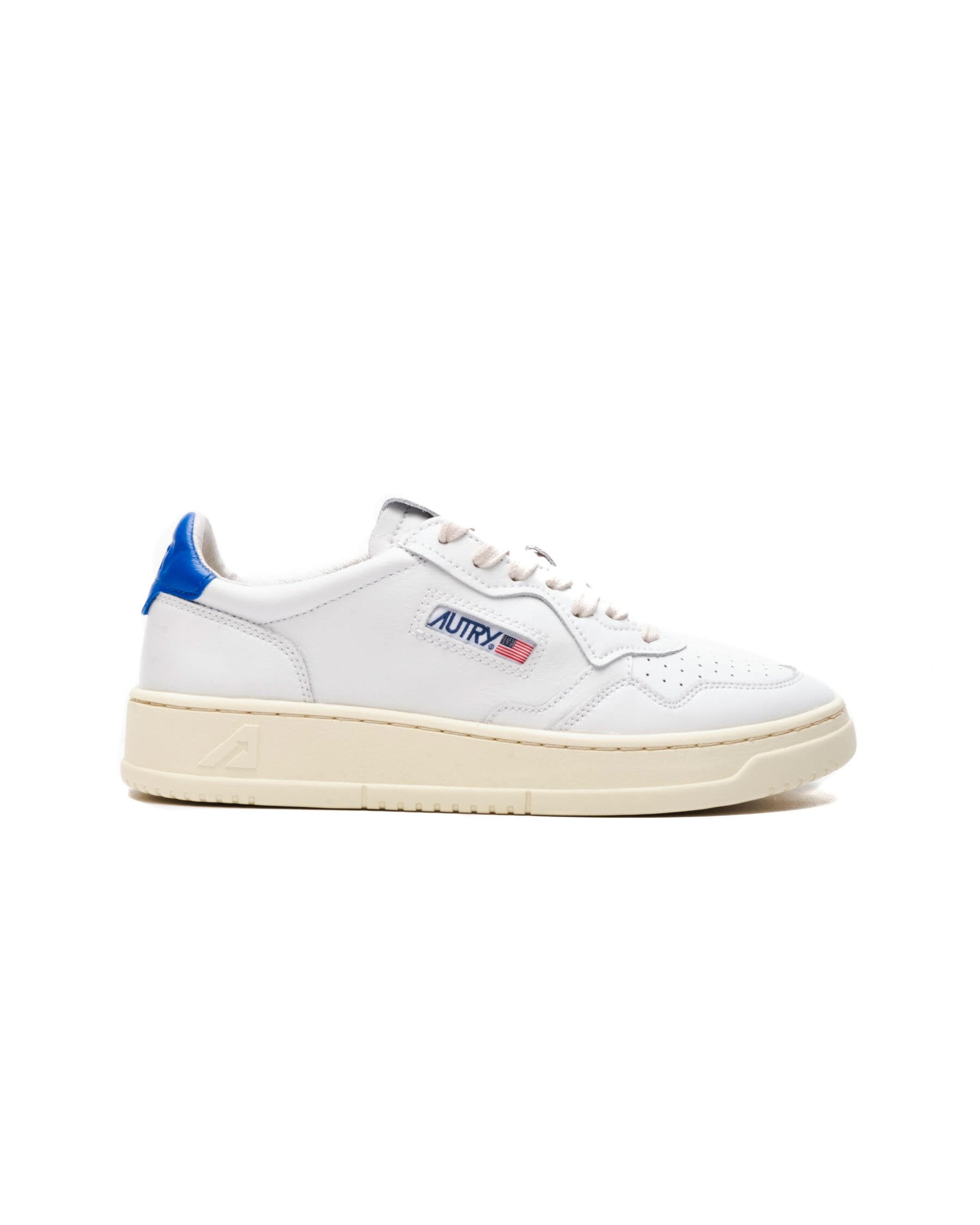 UNISEX SNEAKERS MDLST AUS WILDLEDER UND LEDER FARBE WEISS BLAU