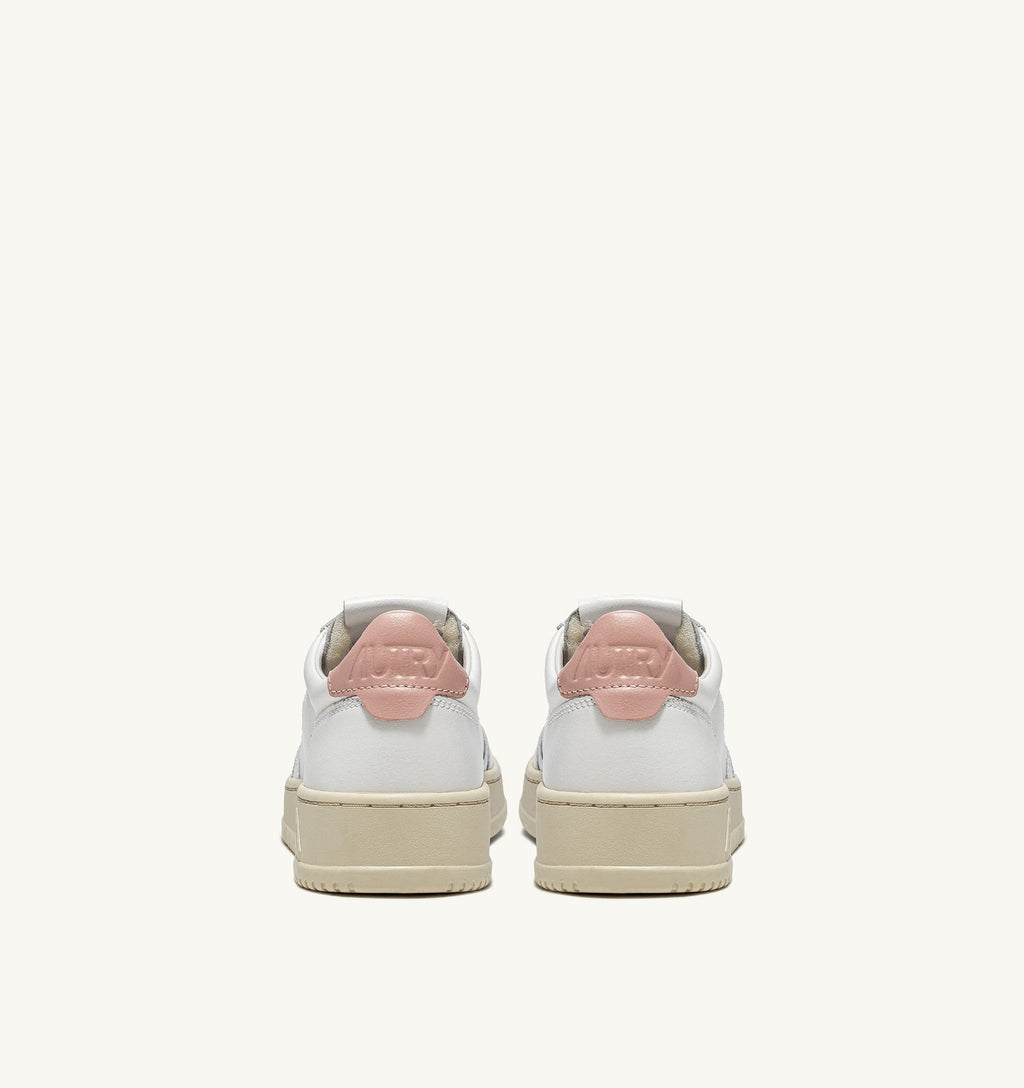 UNISEX SNEAKERS MDLST AUS WILDLEDER UND LEDER FARBE WEISS ROSA