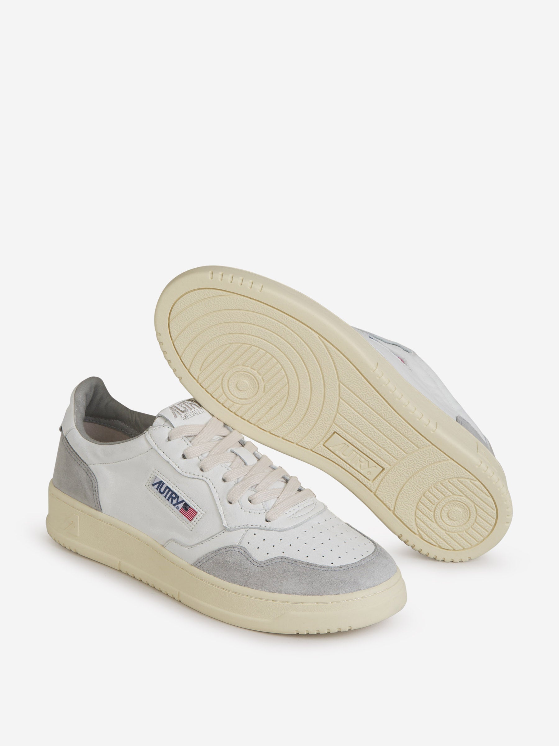 UNISEX SNEAKERS MDLST LOW GREY ALCANTARA AUS WEISSEM VAPOR LEDER