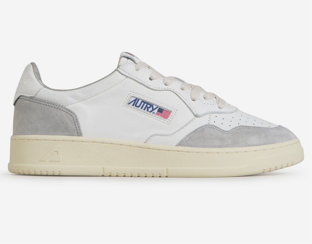 UNISEX SNEAKERS MDLST LOW GREY ALCANTARA AUS WEISSEM VAPOR LEDER