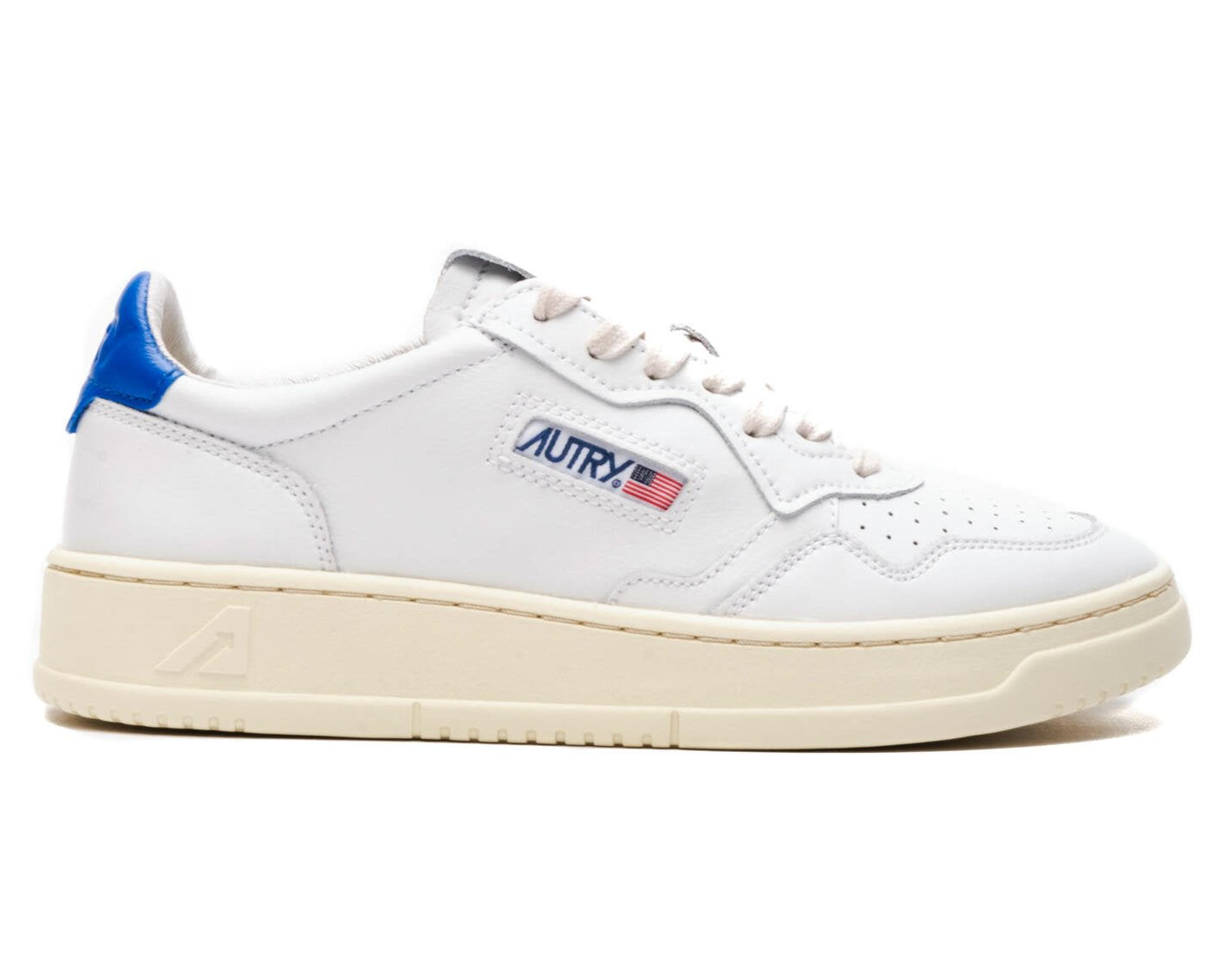 UNISEX SNEAKERS MDLST AUS WILDLEDER UND LEDER FARBE WEISS BLAU