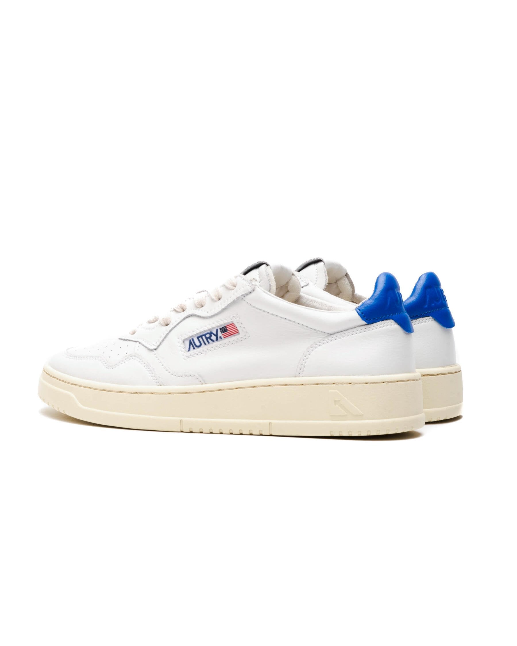 UNISEX SNEAKERS MDLST AUS WILDLEDER UND LEDER FARBE WEISS BLAU