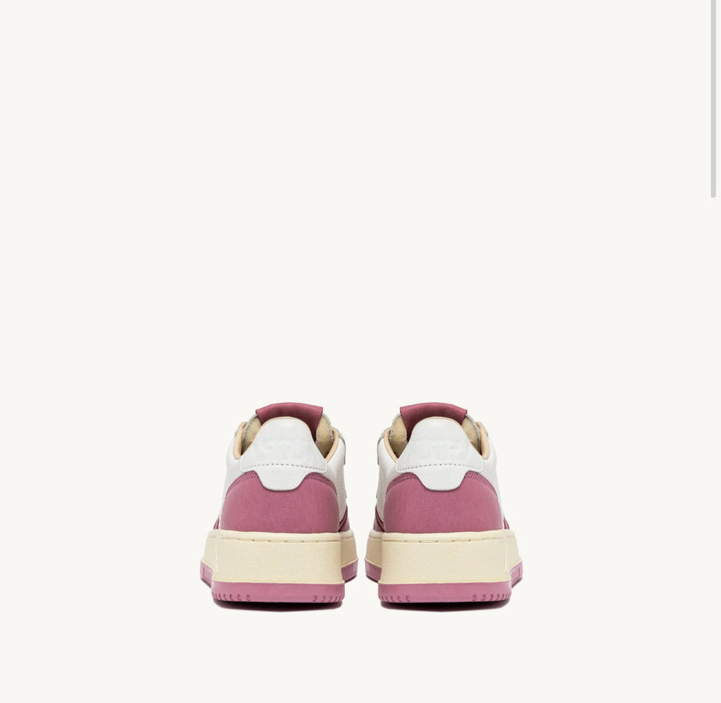 UNISEX SNEAKERS MDLST AUS WEISSEM LEDER MIT FOXGLOVE