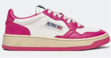 UNISEX SNEAKERS MDLST AUS WEISSEM LEDER MIT FOXGLOVE